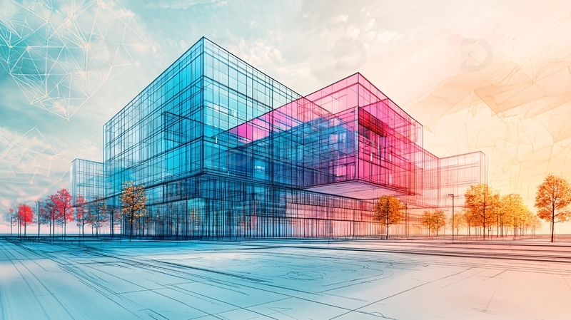 高清大图下载【趣麦麦图】现代建筑设计图