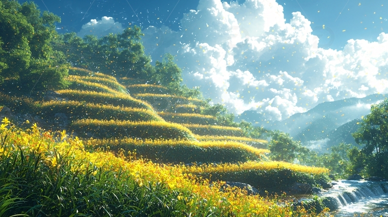 高清大图下载【趣麦麦图】梯田风光