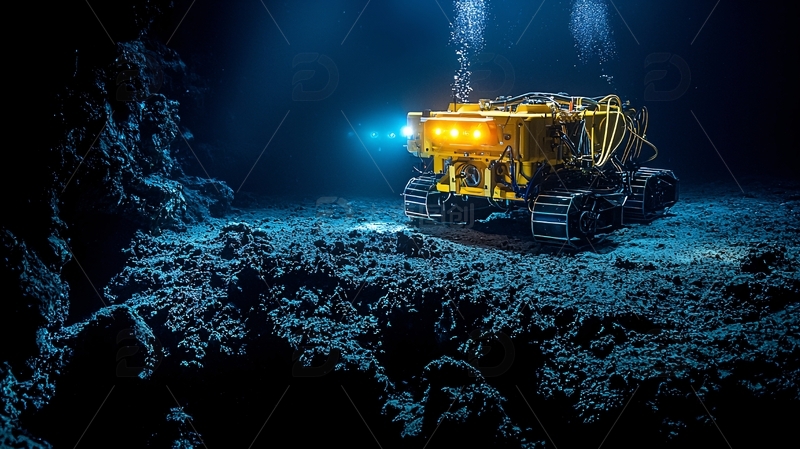 高清大图下载【趣麦麦图】深海探测器