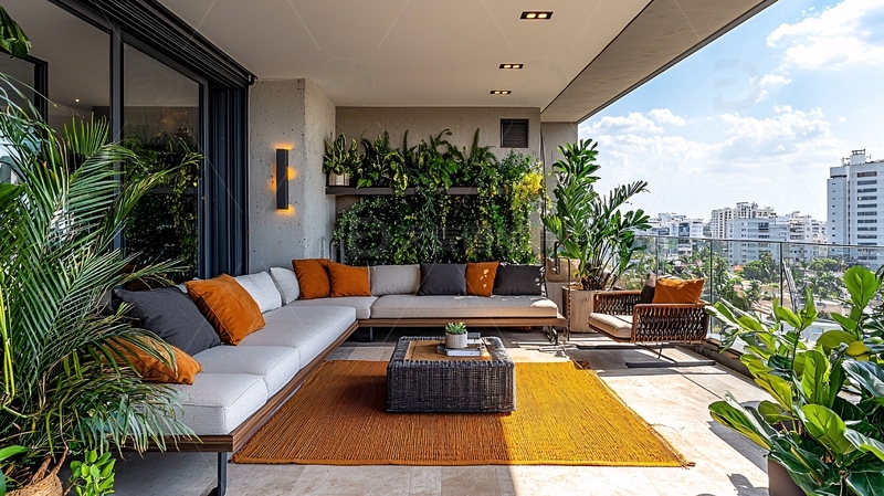 高清大图下载【趣麦麦图】阳台花园景观设计