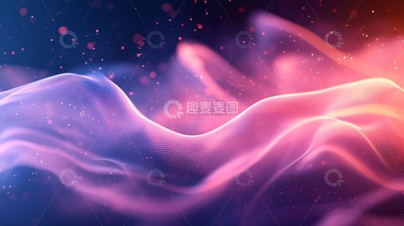 高清大图下载【趣麦麦图】渐变色流体抽象背景