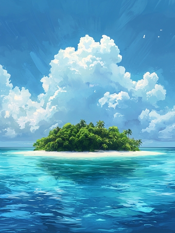 热带岛屿高清图片