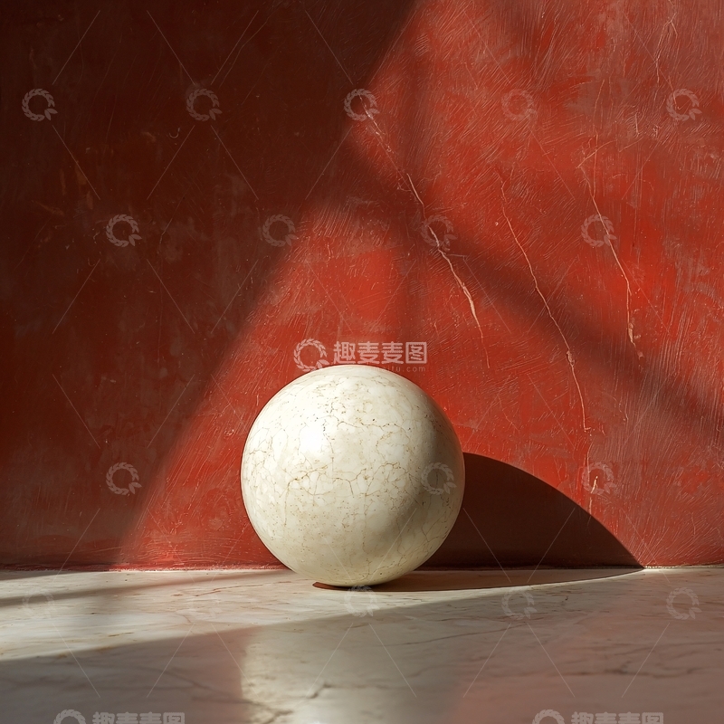 高清大图下载【趣麦麦图】光影下的球体静物
