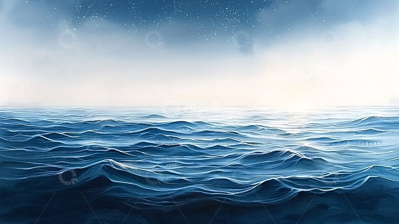 高清大图下载【趣麦麦图】平静海面高清图片