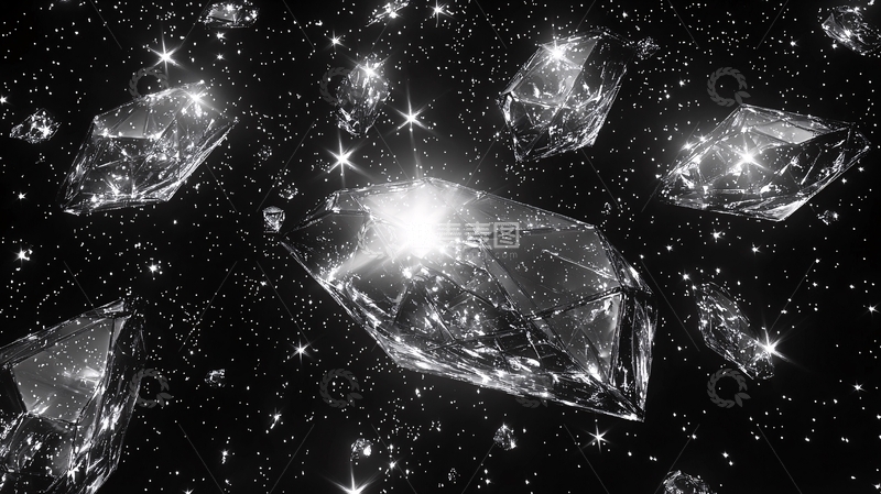 高清大图下载【趣麦麦图】宇宙中的钻石