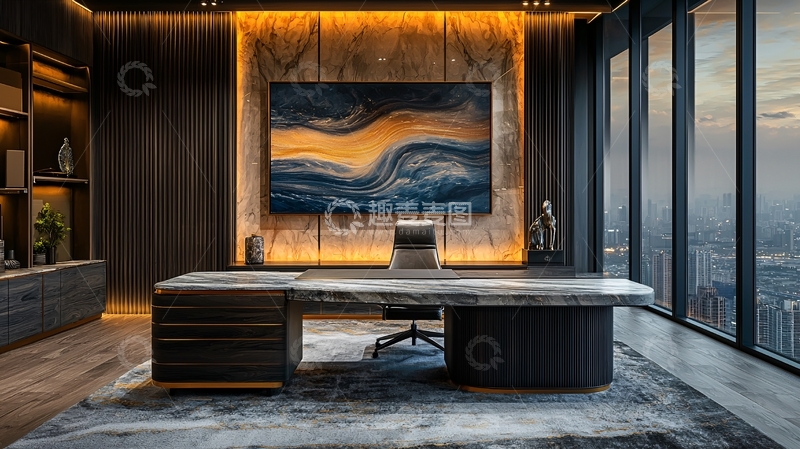 高清大图下载【趣麦麦图】现代豪华办公室
