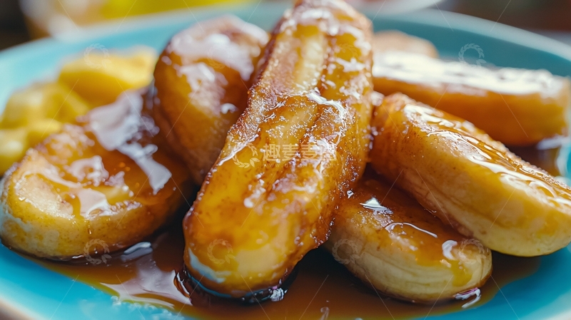高清大图下载【趣麦麦图】焦糖香蕉