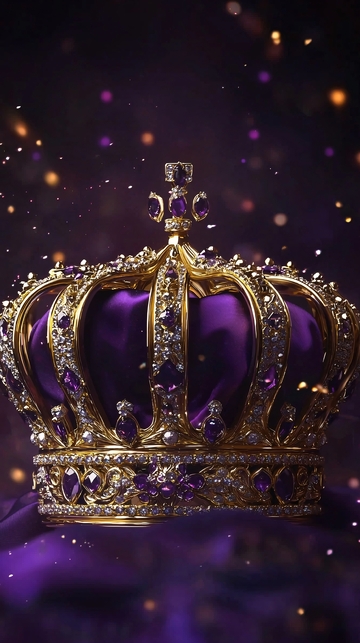 紫色皇冠