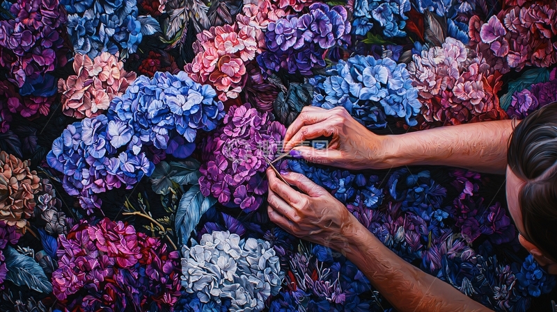 高清大图下载【趣麦麦图】绣球花