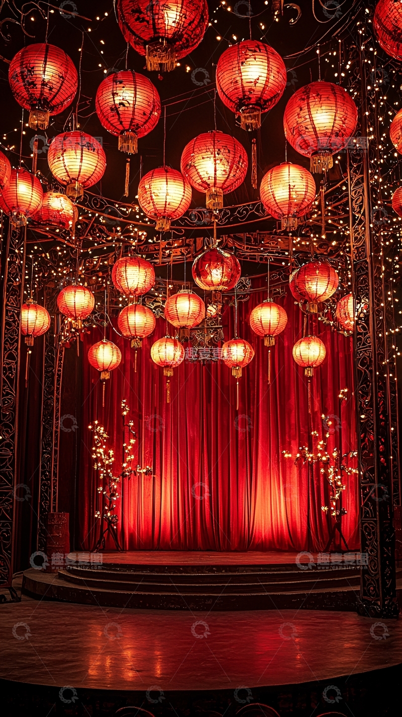 高清大图下载【趣麦麦图】红灯笼高挂