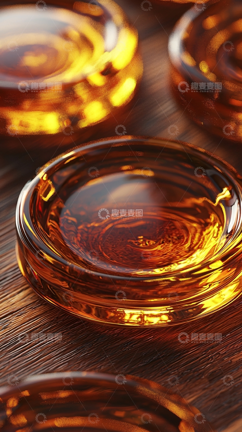 高清大图下载【趣麦麦图】琥珀色玻璃棋子