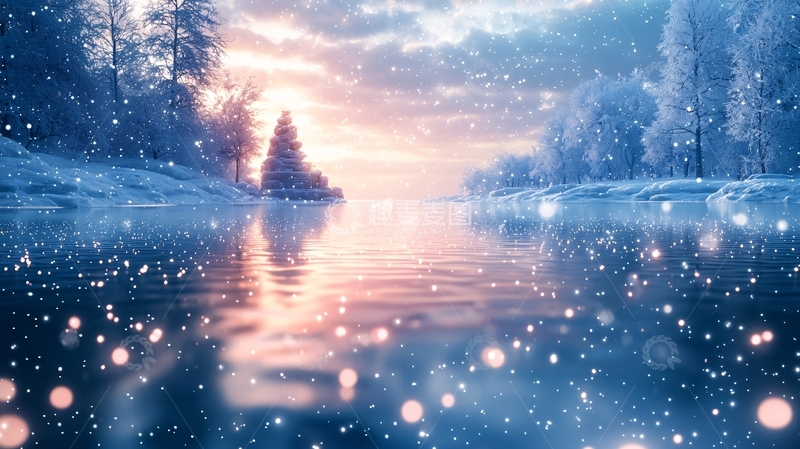 高清大图下载【趣麦麦图】冬日雪景