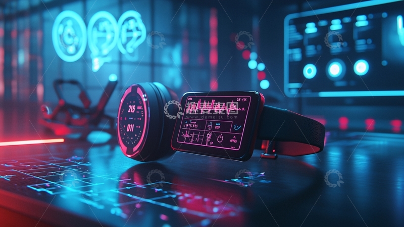 高清大图下载【趣麦麦图】科技感十足的智能手表