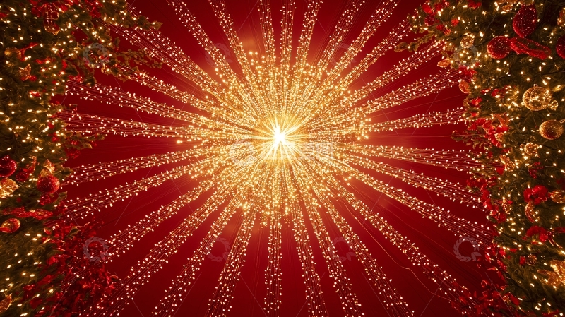 高清大图下载【趣麦麦图】圣诞节灯光秀