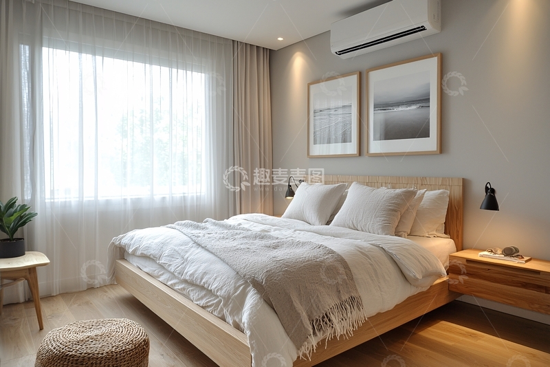 高清大图下载【趣麦麦图】极简风格卧室