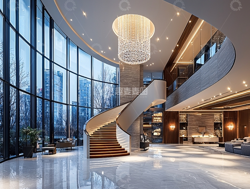 高清大图下载【趣麦麦图】现代酒店大堂