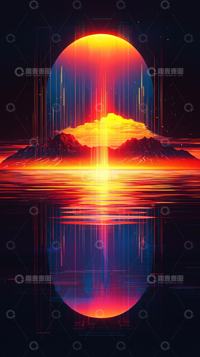 高清大图下载【趣麦麦图】超现实主义风景画