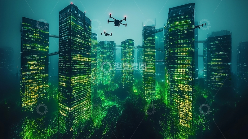 高清大图下载【趣麦麦图】深海城市