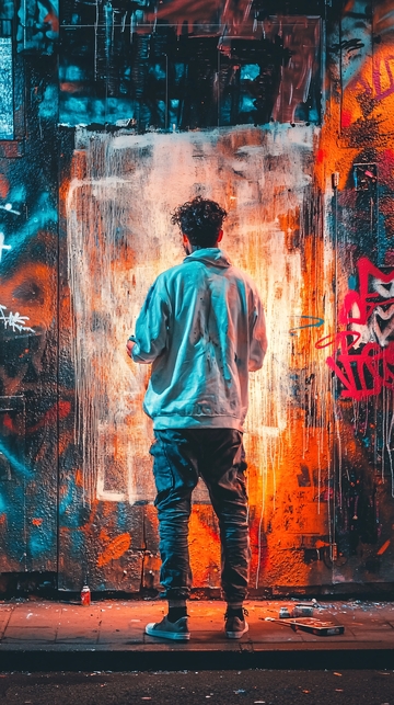 街头涂鸦艺术家