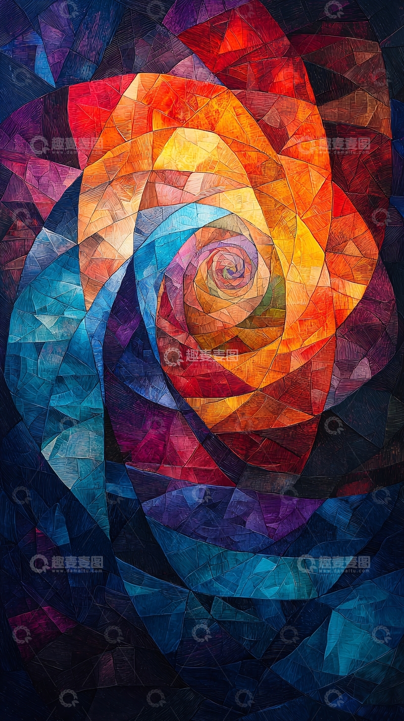 高清大图下载【趣麦麦图】抽象玫瑰