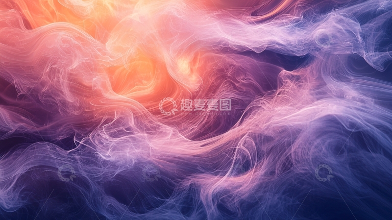 高清大图下载【趣麦麦图】梦幻般的彩色烟雾背景