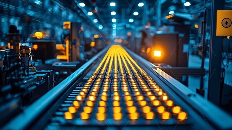 高清大图下载【趣麦麦图】流水线生产