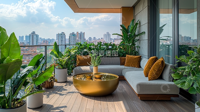 高清大图下载【趣麦麦图】阳台花园设计