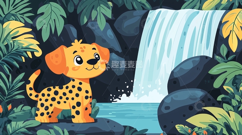 高清大图下载【趣麦麦图】瀑布22