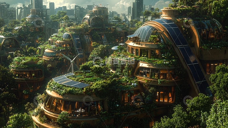 高清大图下载【趣麦麦图】未来生态城市