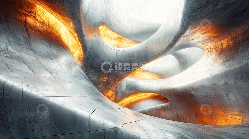 高清大图下载【趣麦麦图】抽象金属纹理