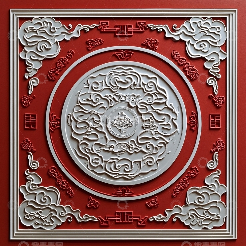 高清大图下载【趣麦麦图】中式复古纹理