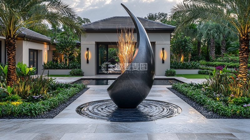 高清大图下载【趣麦麦图】现代庭院景观设计