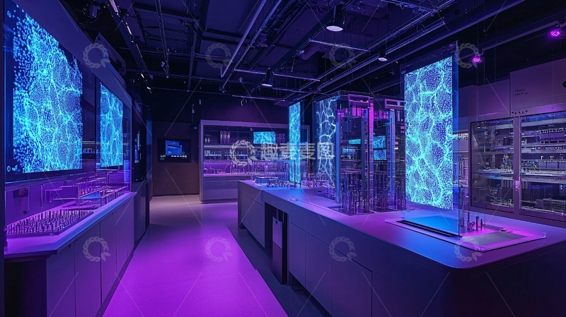 高清大图下载【趣麦麦图】未来感科技展厅