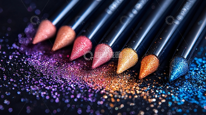 高清大图下载【趣麦麦图】彩色眼线笔