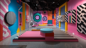 色彩斑斓的几何空间