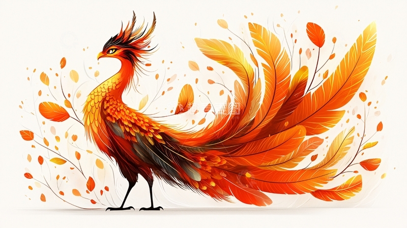 高清大图下载【趣麦麦图】火凤凰