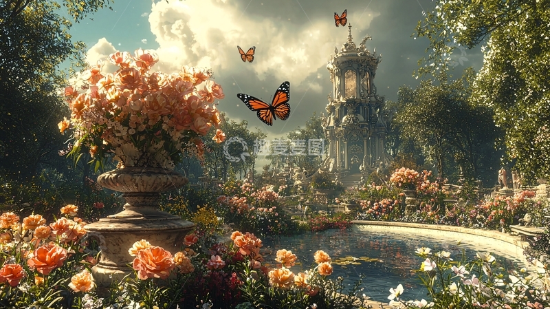 高清大图下载【趣麦麦图】梦幻花园