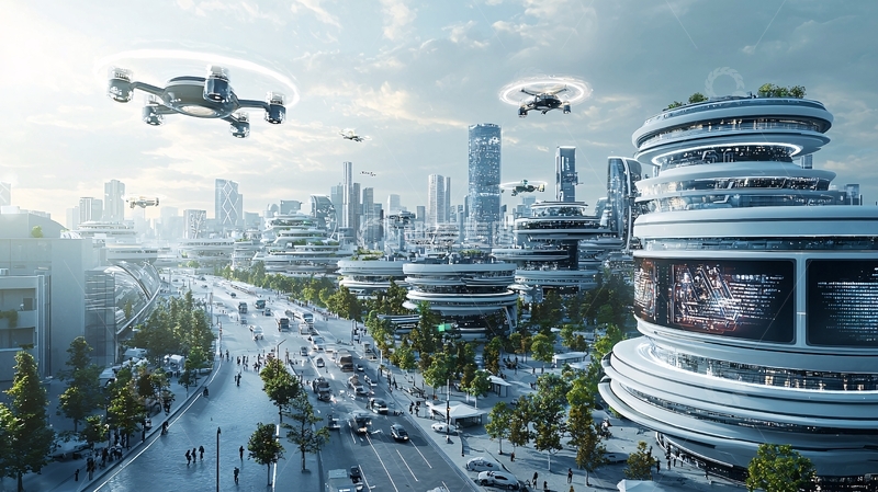 高清大图下载【趣麦麦图】未来城市