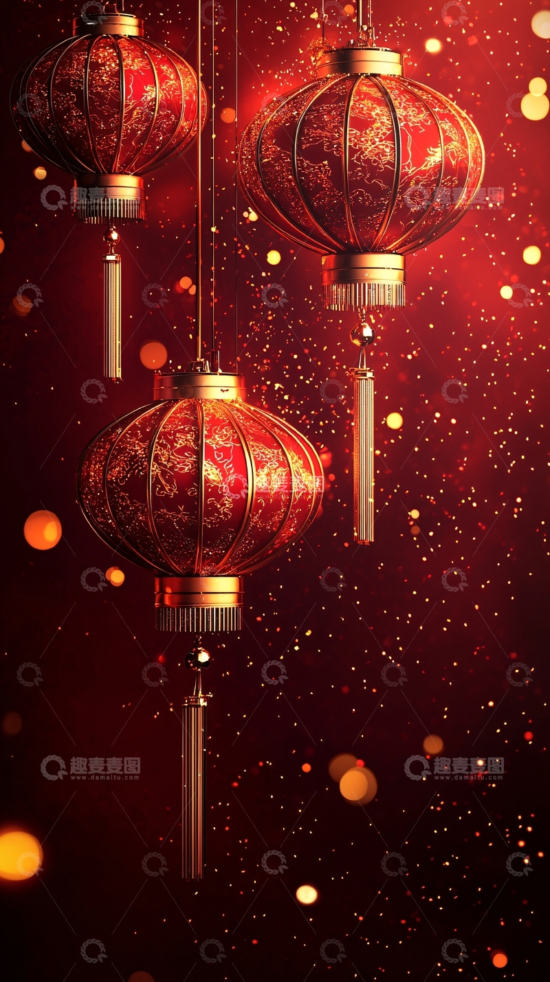 高清大图下载【趣麦麦图】红灯笼