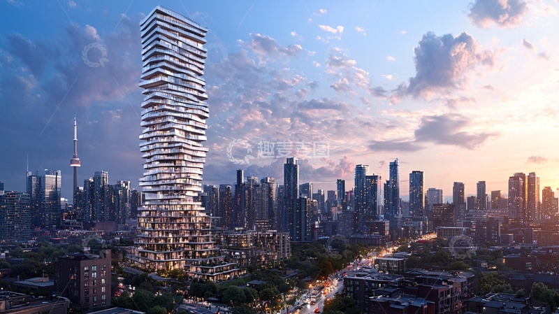 高清大图下载【趣麦麦图】迪拜未来建筑