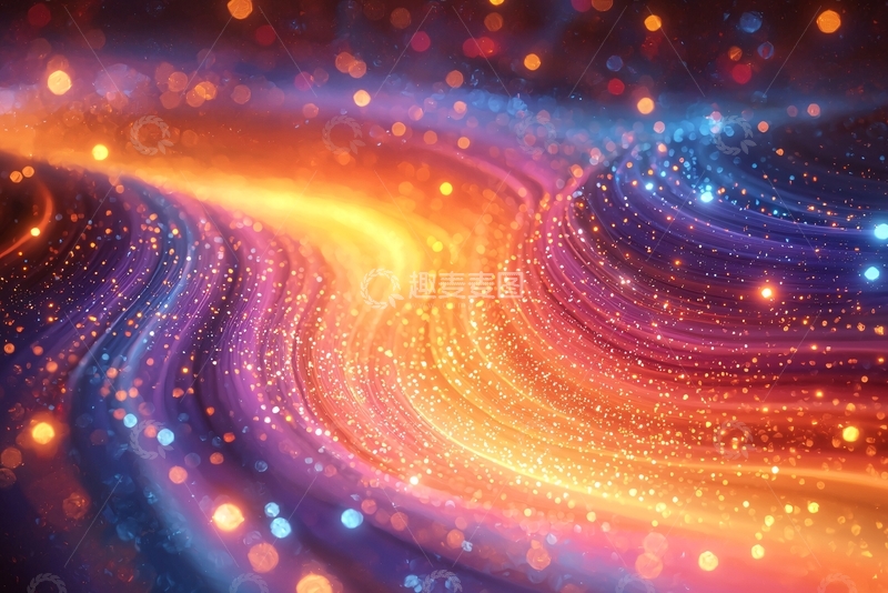 高清大图下载【趣麦麦图】流光溢彩的宇宙星云