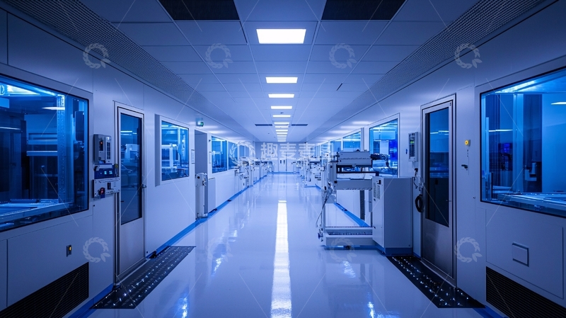 高清大图下载【趣麦麦图】洁净室走廊