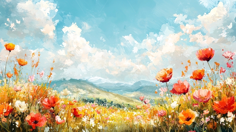 高清大图下载【趣麦麦图】油画风景