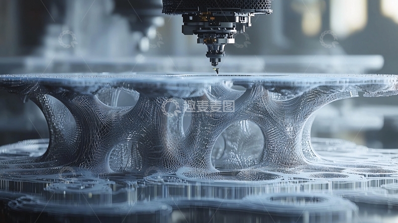高清大图下载【趣麦麦图】精密金属3D打印