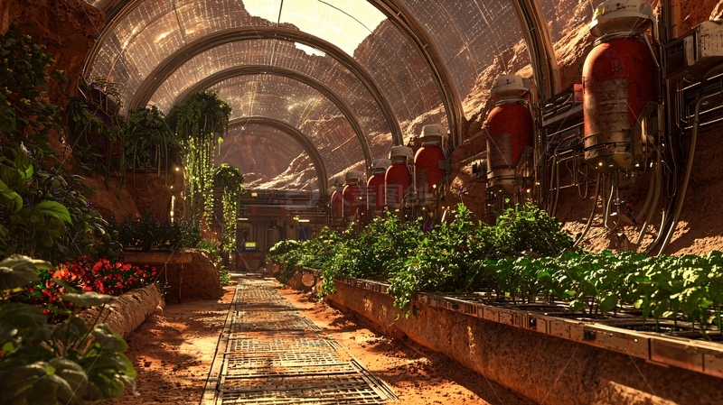 沙漠温室蔬菜种植