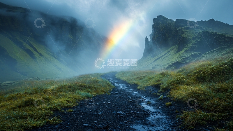 高清大图下载【趣麦麦图】彩虹