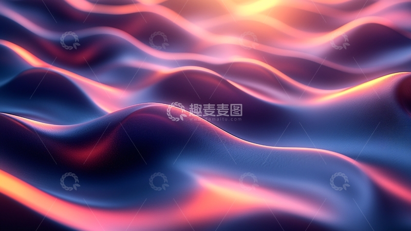 高清大图下载【趣麦麦图】波浪起伏的光滑表面