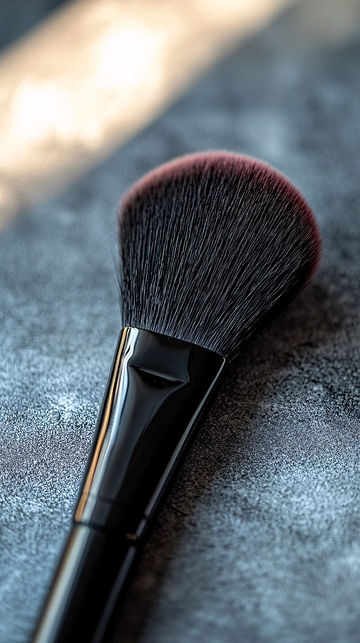 化妆刷特写
