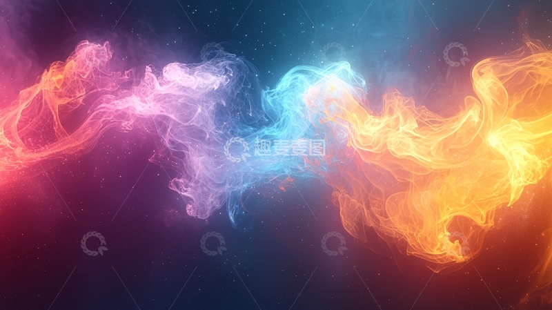 高清大图下载【趣麦麦图】彩色烟雾