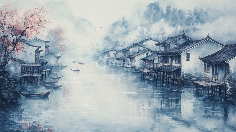 高清大图下载【趣麦麦图】水墨江南